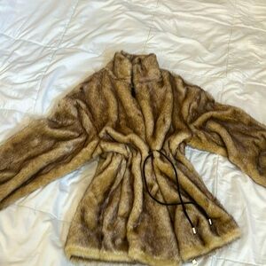 Zara Faux Fur Coat